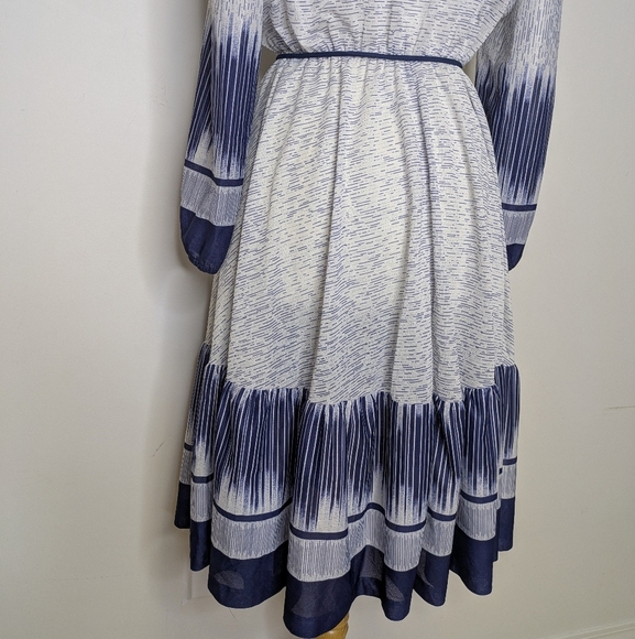 Vintage Liz Moody ⚜️ Chic Long Sleeve Gradient Dress - Picture 5 of 10